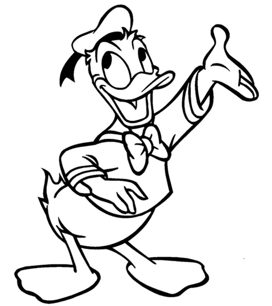 Donald Duck Ausmalbilder → DieMalen.com