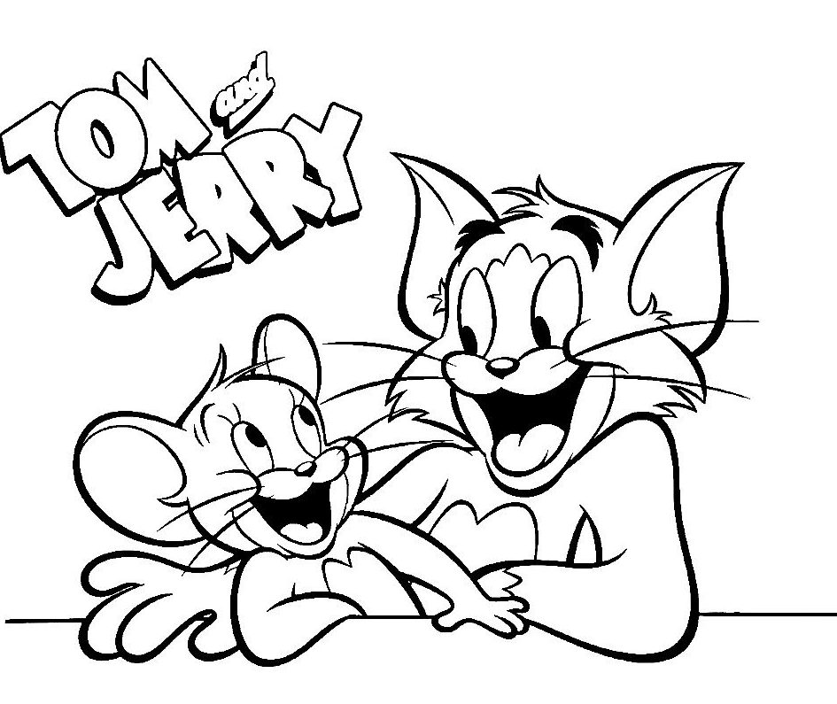 Tom und Jerry Ausmalbilder → DieMalen.com